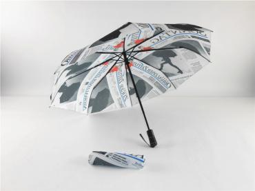 23inch automatic folding umbrella with full color printing