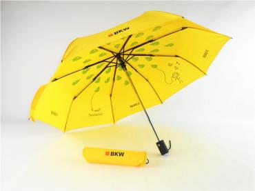 Advertising 3 Folding Auto Open And Close Umbrella