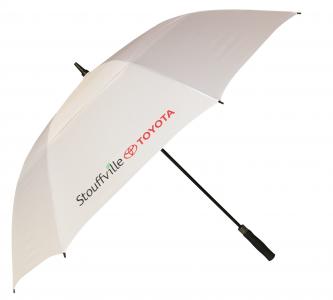 Advertising Windproof Double Layer Golf Umbrella exported to Canada