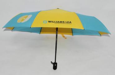 Silk Screen Printing Auto open and close 3 Folding Umbrella