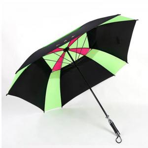 Advertising double layers square golf umbrella