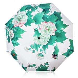 New sunscreen Japanese and Korean style umbrella flower pattern sunshade