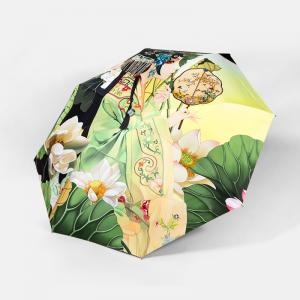 Foldable Printing Small Fresh Umbrella Against Ultraviolet Ray