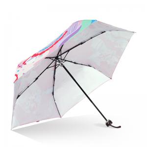 New folding umbrella Printed sunscreen umbrella