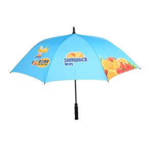 Digital Printing Heat Transfer Advertising Patterns Logo Straight Pole Golf Umbrella Full Fiber Large Umbrella