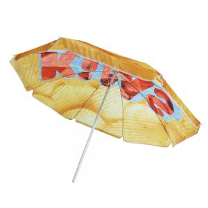 Full fruits custom print logo beach umbrella promotional