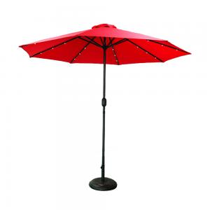 LED Foldable automatic uv proof fabric outdoor courtyard umbrella