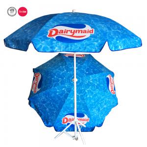 standard size custom printing beach umbrella